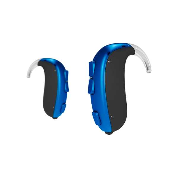 Hinter-dem-Ohr-Hoergeraete Bernafon Leox BTE SP blau