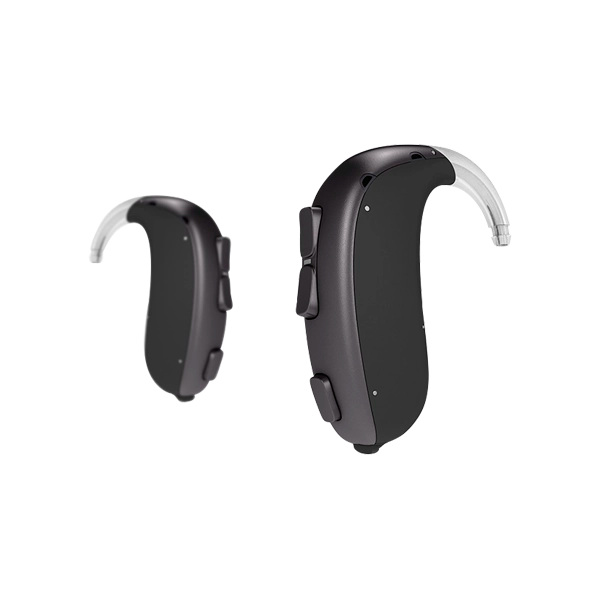 Hinter-dem-Ohr-Hoergeraete Bernafon Leox BTE SP metallic-anthrazit