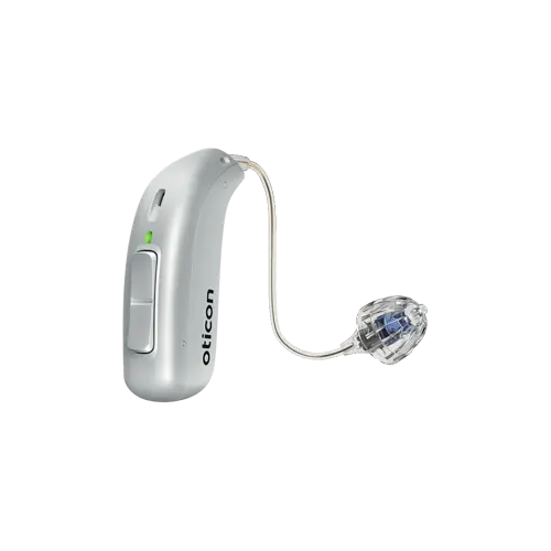 RIC-Hoergeraet Oticon Real miniRITE R silberweiss