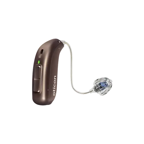 RIC-Hoergeraet Oticon Real miniRITE T nussbraun