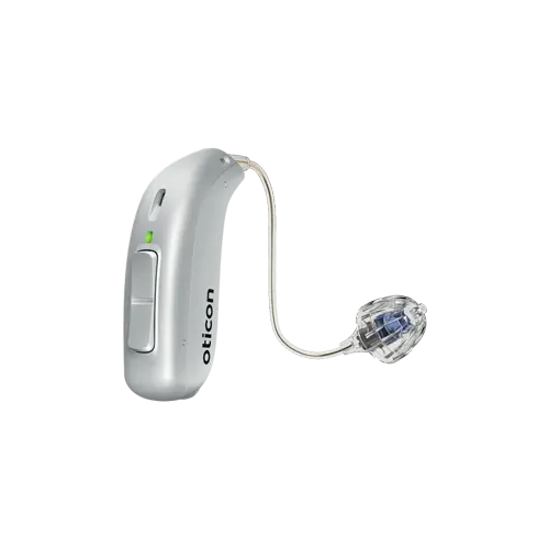RIC-Hoergeraet Oticon Real miniRITE T silberweiss