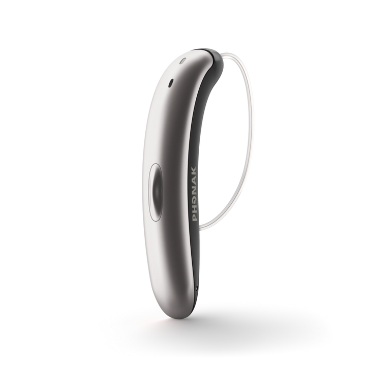 RIC-Hoergeraet Phonak Slim Lumity silber-schwarz
