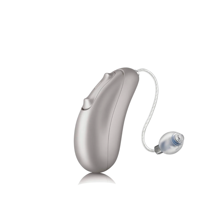 RIC-Hoergeraet Unitron Moxi B-R prunkvolles Platin