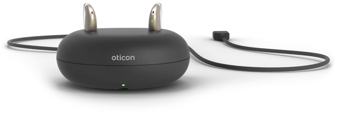 Oticon Charger 1.0 miniRITE R mit Hoergeraeten