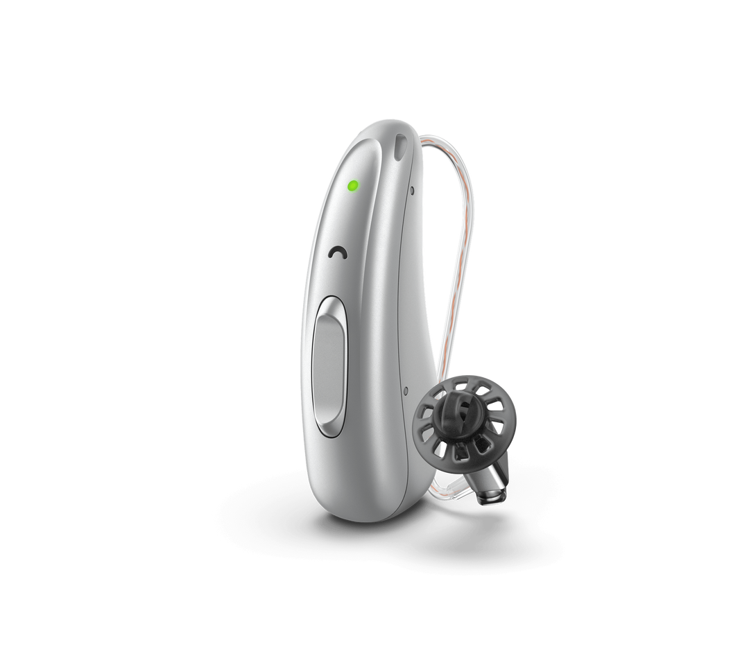 Hoergeraet Audio Service R Li T BC G8 silber