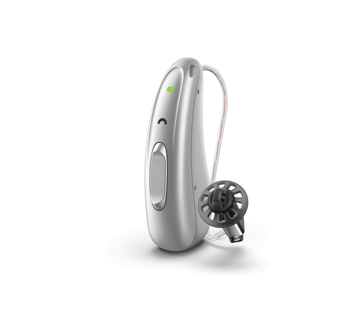 Hoergeraet Audio Service R Li T BC G8 silber