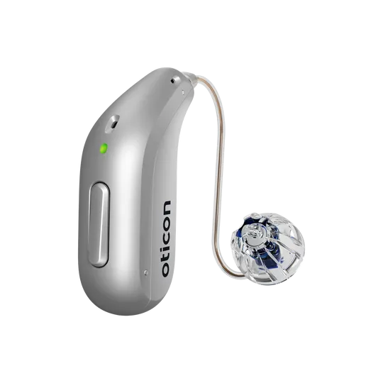 Hoergeraet Oticon Reveal miniRITE R platin