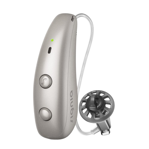 Hoergeraet Signia Pure Charge&Go MaX champagner