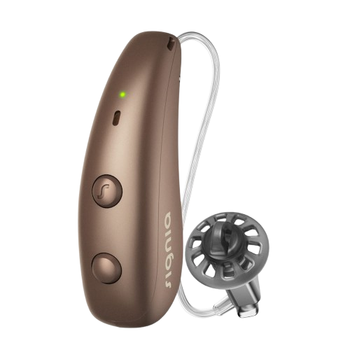 Hoergeraet Signia Pure Charge&Go MaX nussbraun