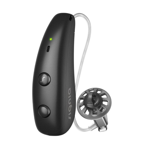 Hoergeraet Signia Pure Charge&Go MaX schwarz