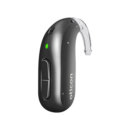 Hörgerät Oticon Intent miniBTE R perlschwarz