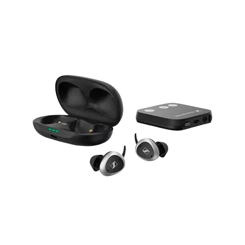 Sennheiser TVS Earbuds und TV-Connector